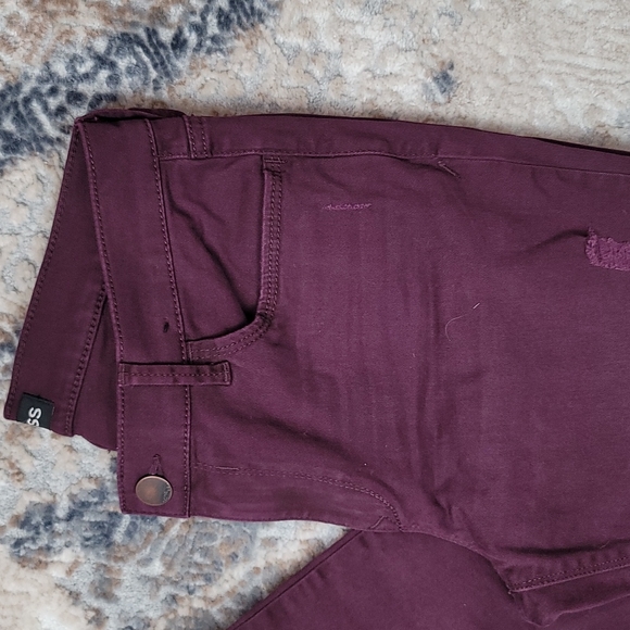 EUC EXPRESS WOMEN Burgundy Midrise Ankle - Picture 10 of 11